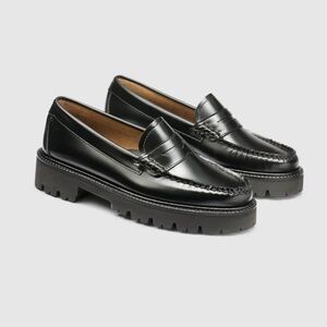 Black Bass Whitney Super Lug Weejuns Loafers